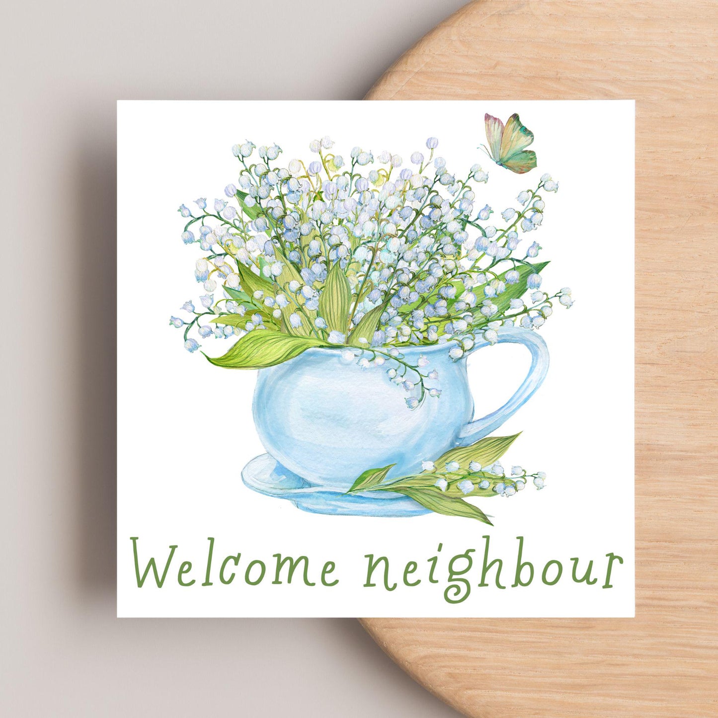 Welcome Neighbour, Moving house Card, Moving in Card, New Neighbour, Introduction Card