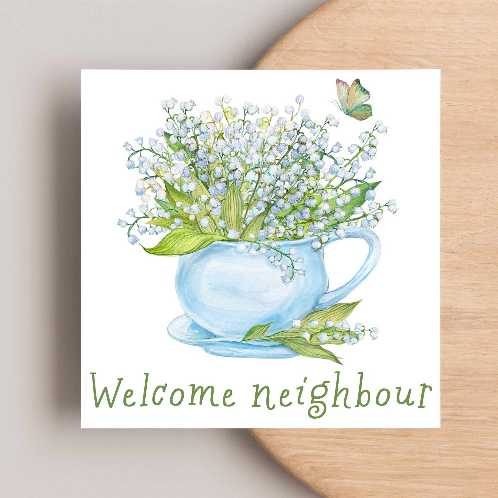 Welcome Neighbour, Moving house Card, Moving in Card, New Neighbour, Introduction Card