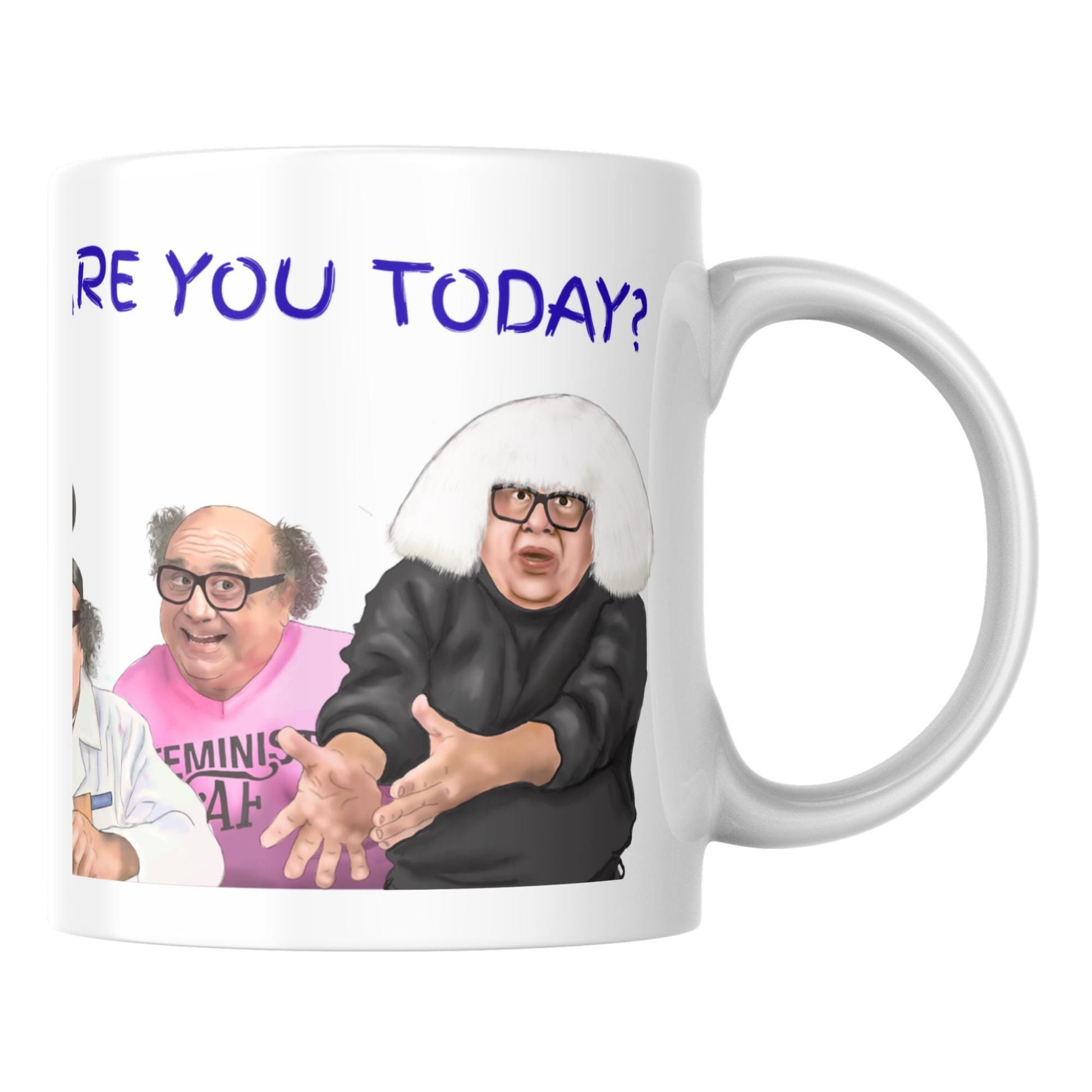 It's Always Sunny In Philadelphia Mug, Frank Mug, Cult TV Mug, Great Gift Mug For Always Sunny Fans, Egg Mug, Danny Devito Mug