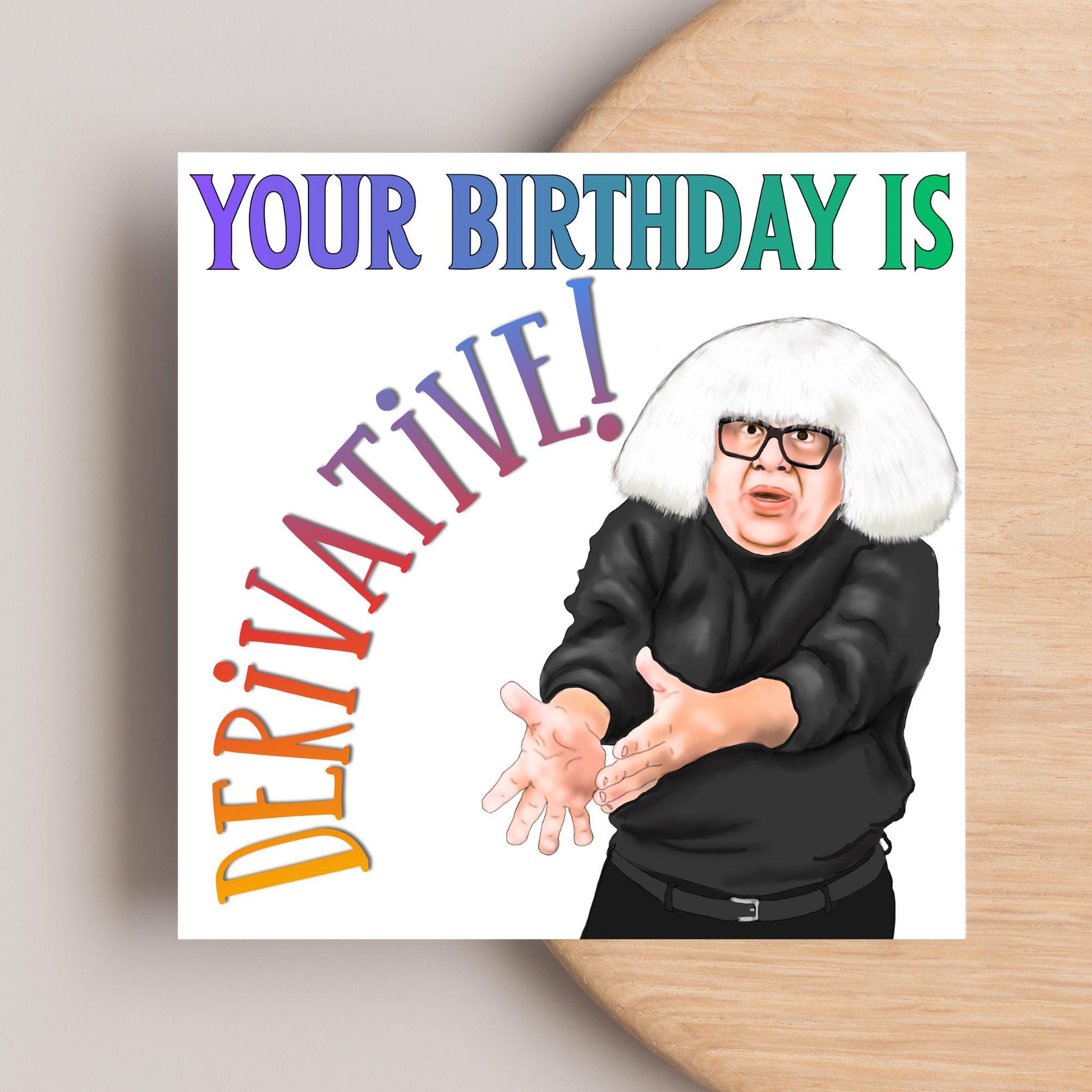 It's Always Sunny In Philadelphia Birthday Card, 'Ongo Gablogian', Art Critic Birthday Card, Frank Card, Danny Devito Card,