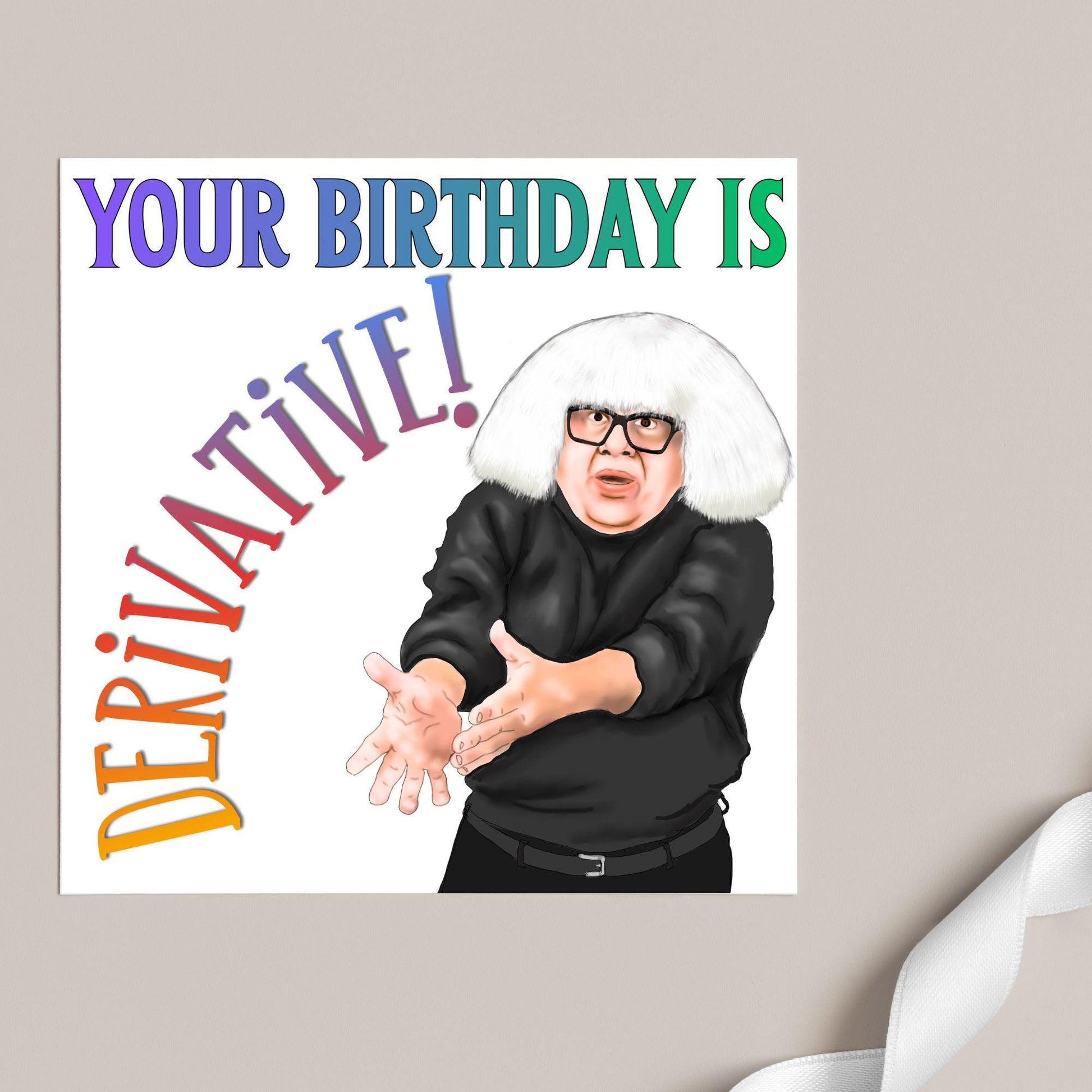 It's Always Sunny In Philadelphia Birthday Card, 'Ongo Gablogian', Art Critic Birthday Card, Frank Card, Danny Devito Card,