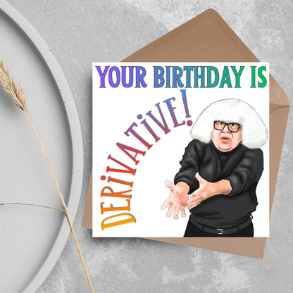 It's Always Sunny In Philadelphia Birthday Card, 'Ongo Gablogian', Art Critic Birthday Card, Frank Card, Danny Devito Card,