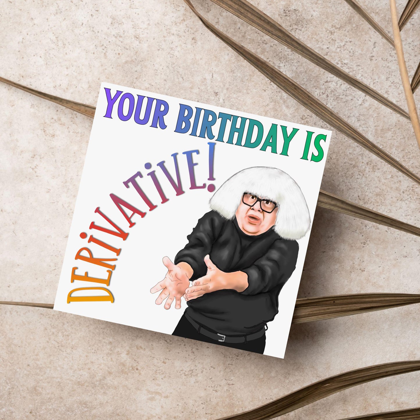 It's Always Sunny In Philadelphia Birthday Card, 'Ongo Gablogian', Art Critic Birthday Card, Frank Card, Danny Devito Card,