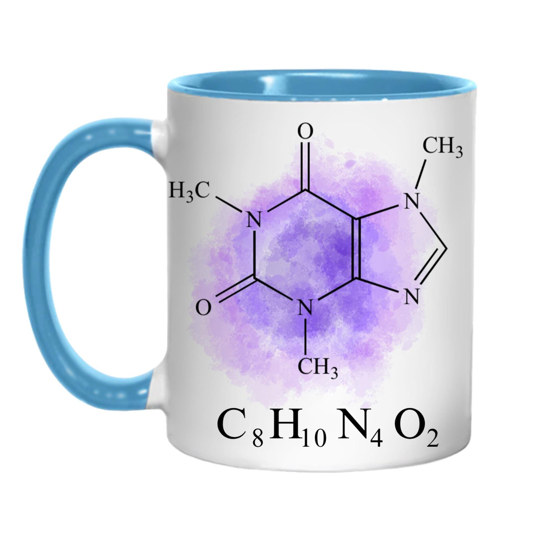 Caffeine Formula Mug, Chemistry Gift, Multi Colour Options, Science Mug