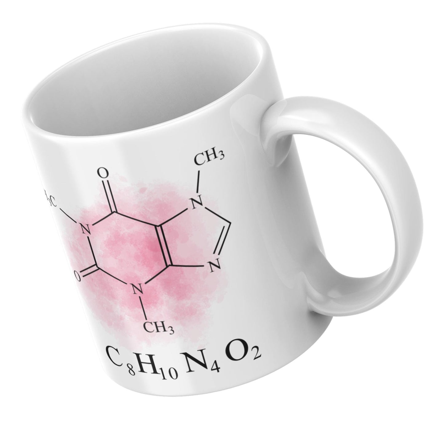 Caffeine Formula Mug, Chemistry Gift, Multi Colour Options, Science Mug