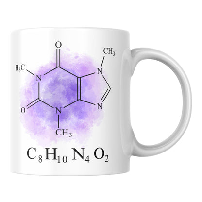 Caffeine Formula Mug, Chemistry Gift, Multi Colour Options, Science Mug