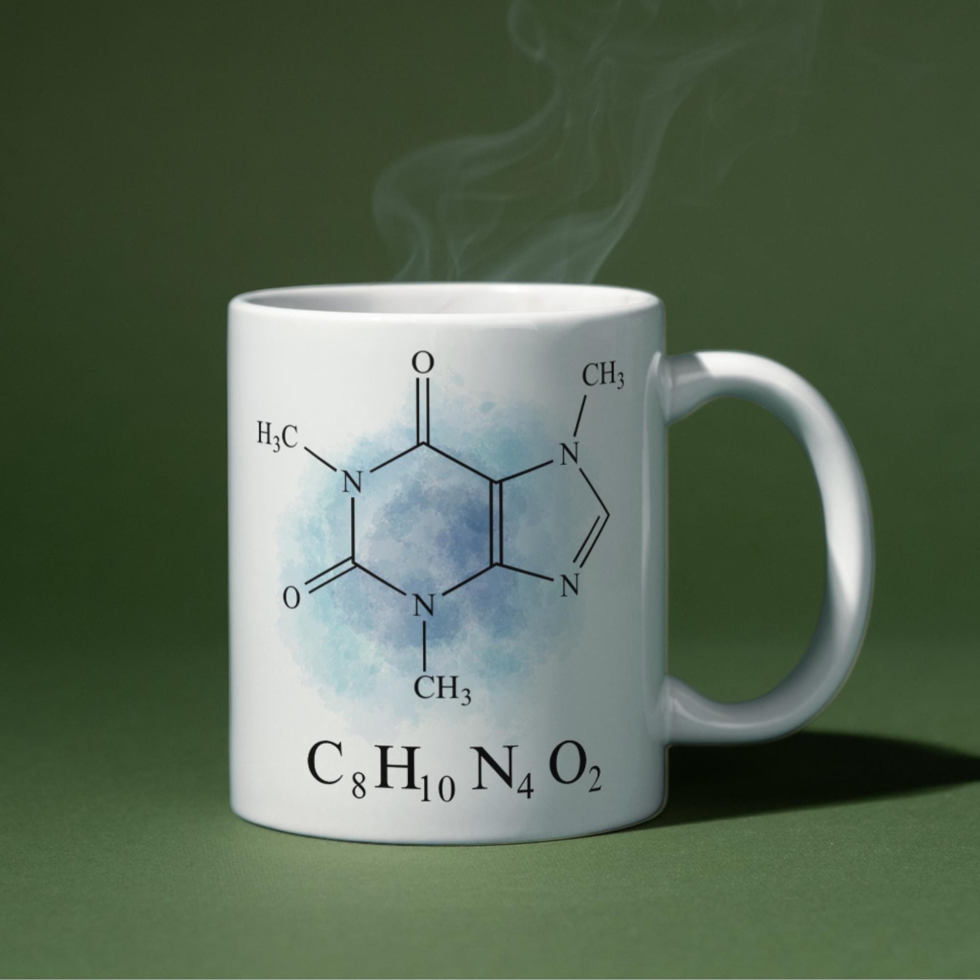 Caffeine Formula Mug, Chemistry Gift, Multi Colour Options, Science Mug