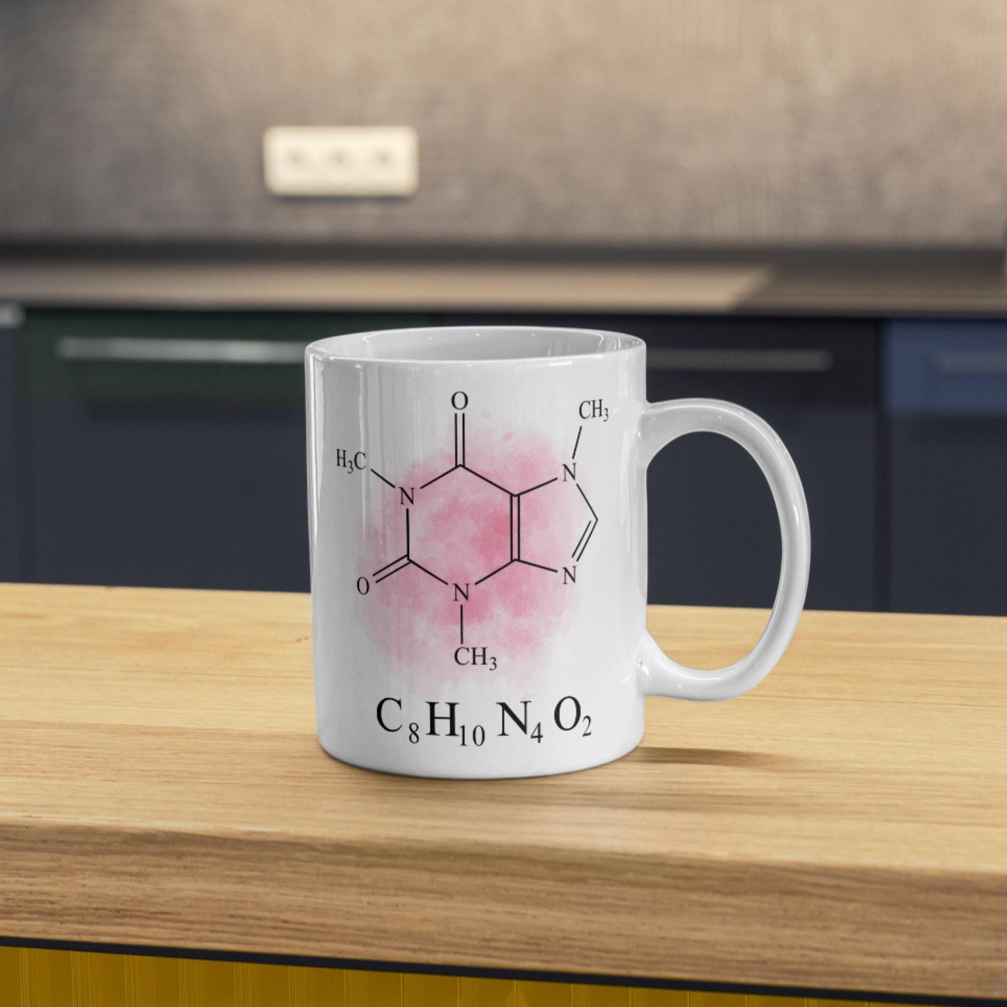 Caffeine Formula Mug, Chemistry Gift, Multi Colour Options, Science Mug