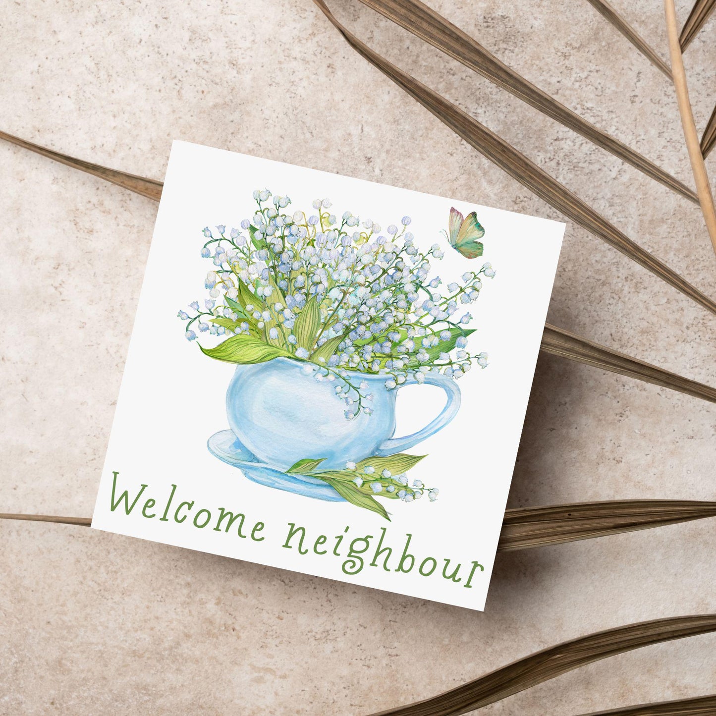 Welcome Neighbour, Moving house Card, Moving in Card, New Neighbour, Introduction Card