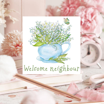Welcome Neighbour, Moving house Card, Moving in Card, New Neighbour, Introduction Card