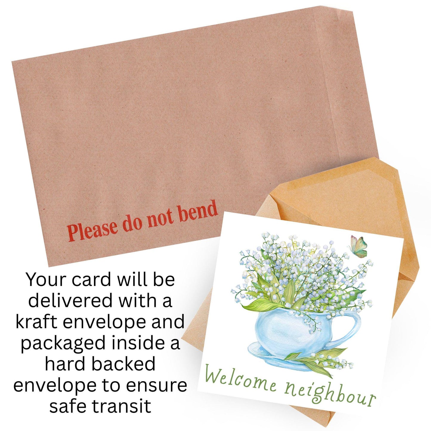 Welcome Neighbour, Moving house Card, Moving in Card, New Neighbour, Introduction Card