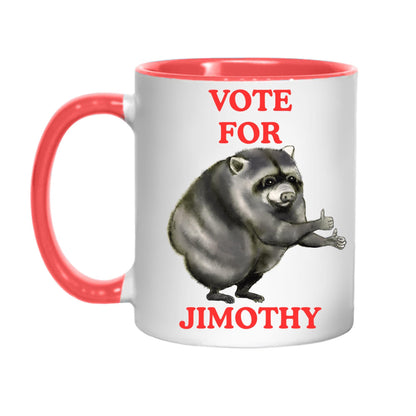 Jimothy Raccoon Mug, Seattle Viral Raccoon, Funny Meme Mug, Choice of Colours