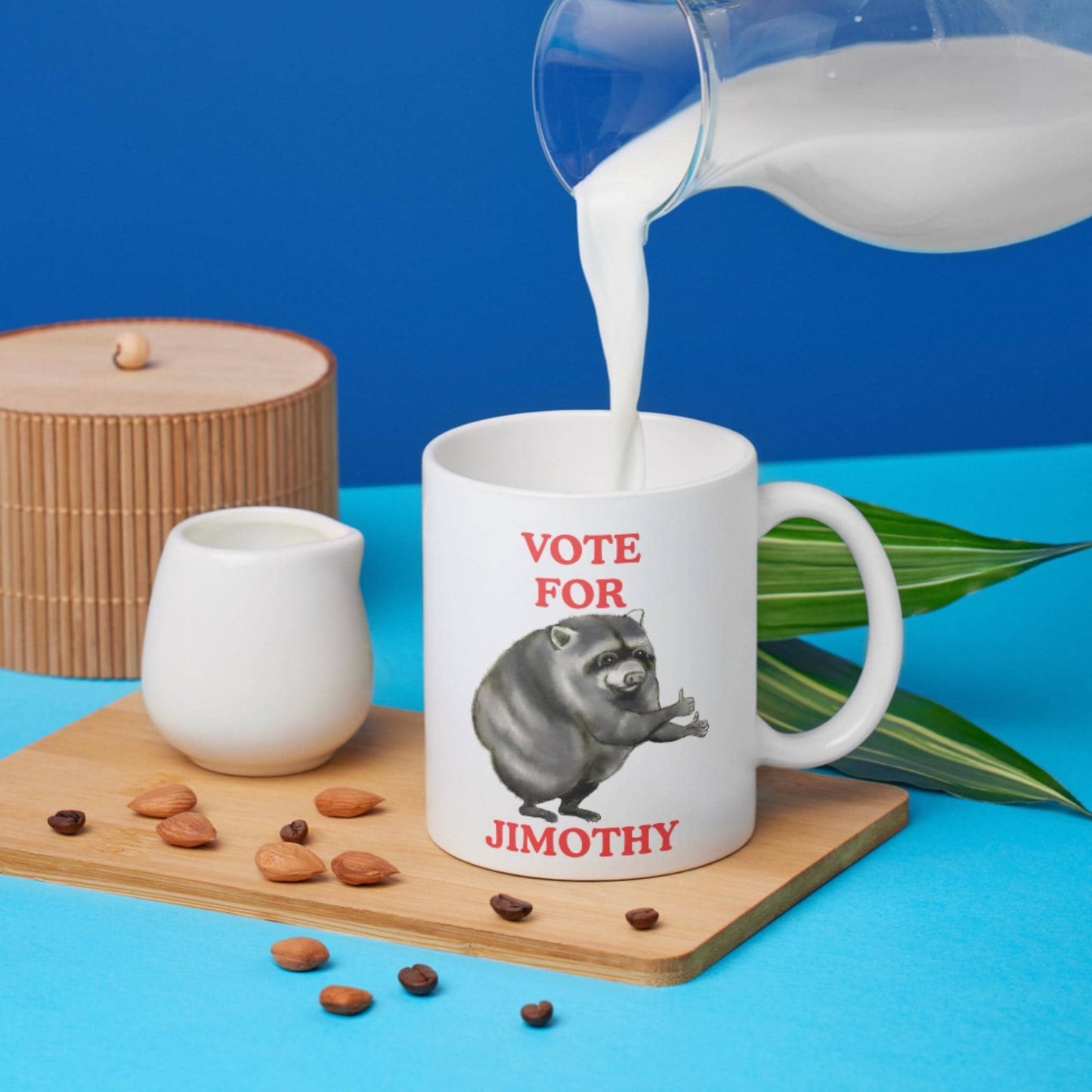 Jimothy Raccoon Mug, Seattle Viral Raccoon, Funny Meme Mug, Choice of Colours