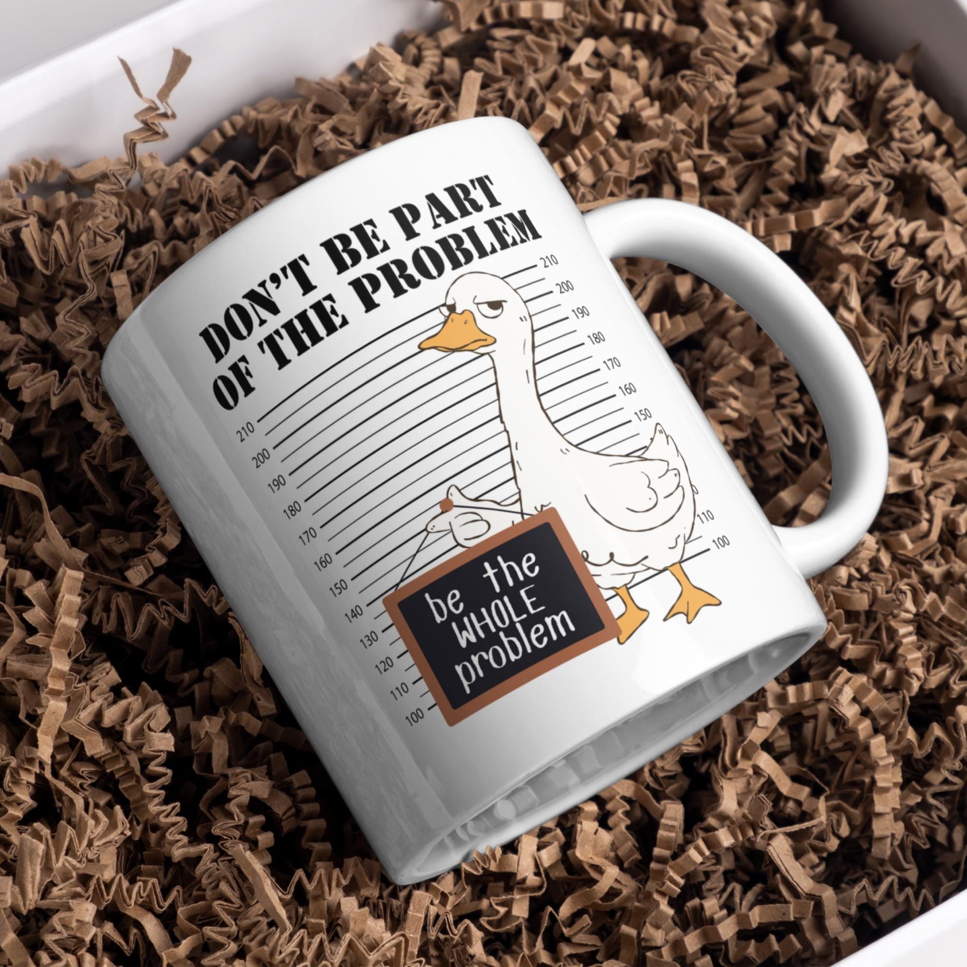 Silly Goose Mug, Funny Coffee Cup, Bird Gift - Multi Colour Options