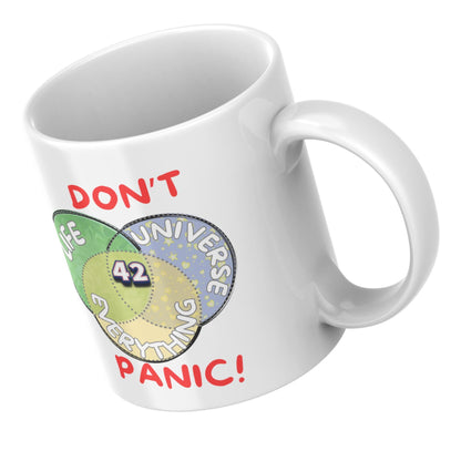 Meaning of Life Mug, Great Gift Mug, Number 42, Hitchhiker's Guide - Multi Colour Options