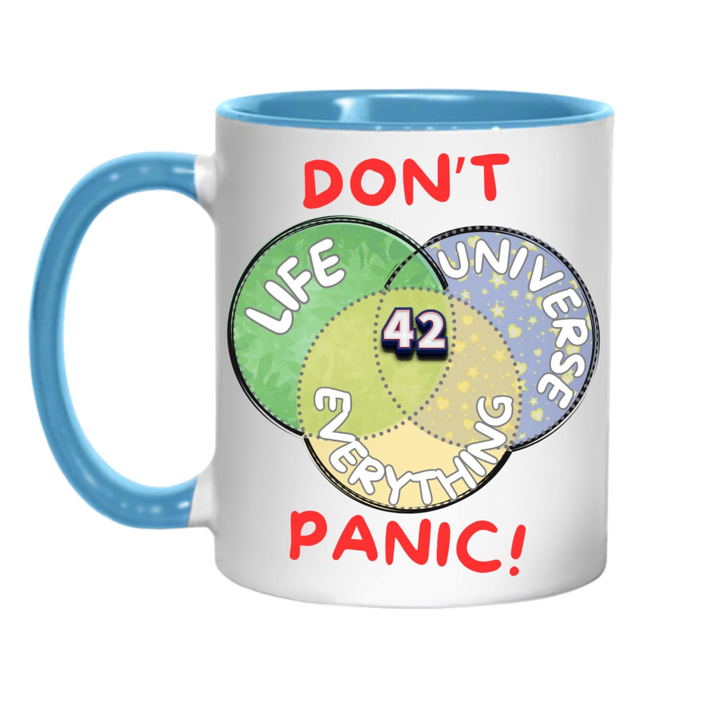 Meaning of Life Mug, Great Gift Mug, Number 42, Hitchhiker's Guide - Multi Colour Options