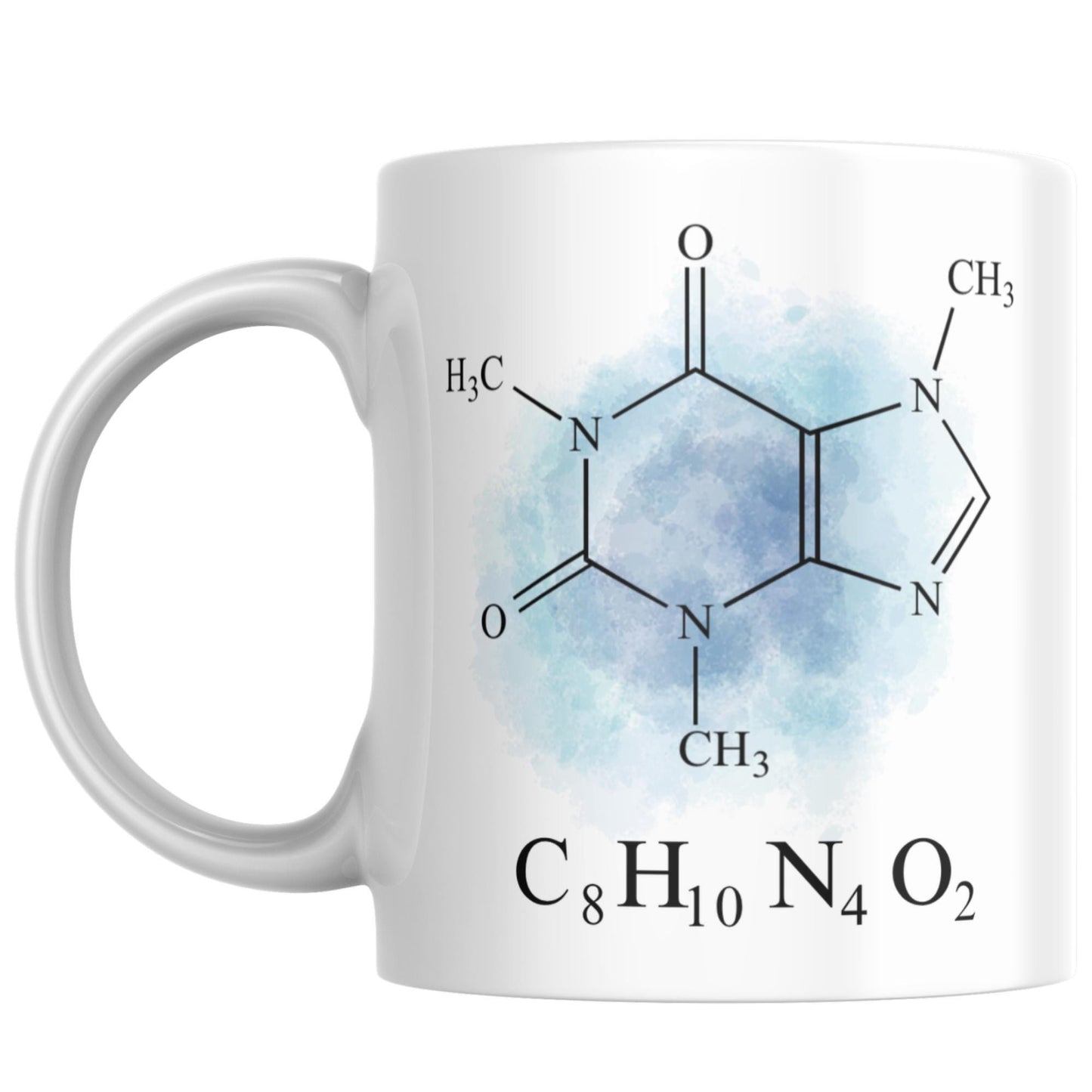 Caffeine Formula Mug, Chemistry Gift, Multi Colour Options, Science Mug