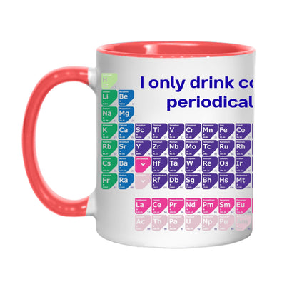 Personalised Periodic Table Mug, Chemistry Gift, Multi Colour Options, Science Mug