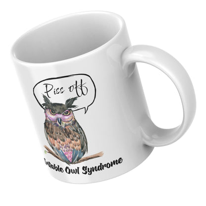 Owl Mug, Funny Coffee Cup, Great Gift For Owl Lovers, Irritable Owl, Rude Mug