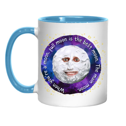 The Mighty Boosh Mug, Moon Mug, Noel Fielding, Surreal TV, Birthday Gift For Boosh Fan - Multi Colour Options