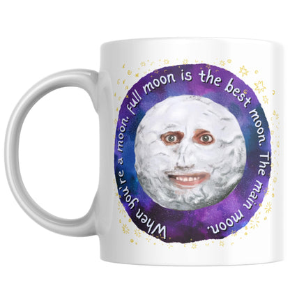 The Mighty Boosh Mug, Moon Mug, Noel Fielding, Surreal TV, Birthday Gift For Boosh Fan - Multi Colour Options