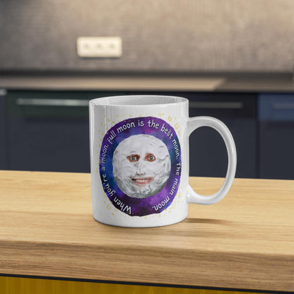 The Mighty Boosh Mug, Moon Mug, Noel Fielding, Surreal TV, Birthday Gift For Boosh Fan - Multi Colour Options