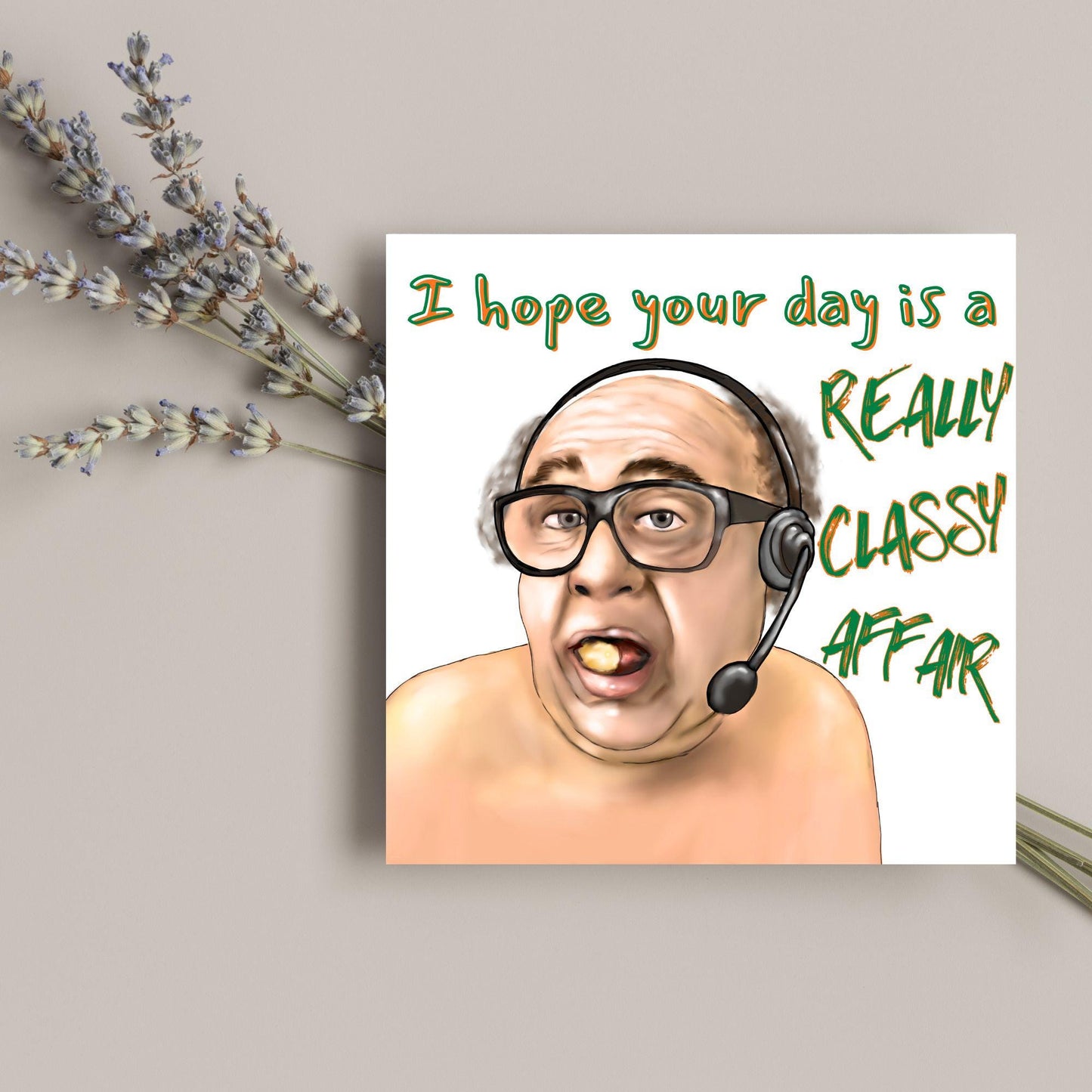 Always Sunny in Philadelphia Card, Frank Reynolds, Always Sunny Funny Birthday Card, TV Show Funny Card for Friend