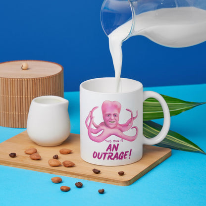 The Mighty Boosh Mug, Tony Harrison Outrage, Noel Fielding, Surreal TV, Birthday Gift For Boosh Fan - Multi Colour Options