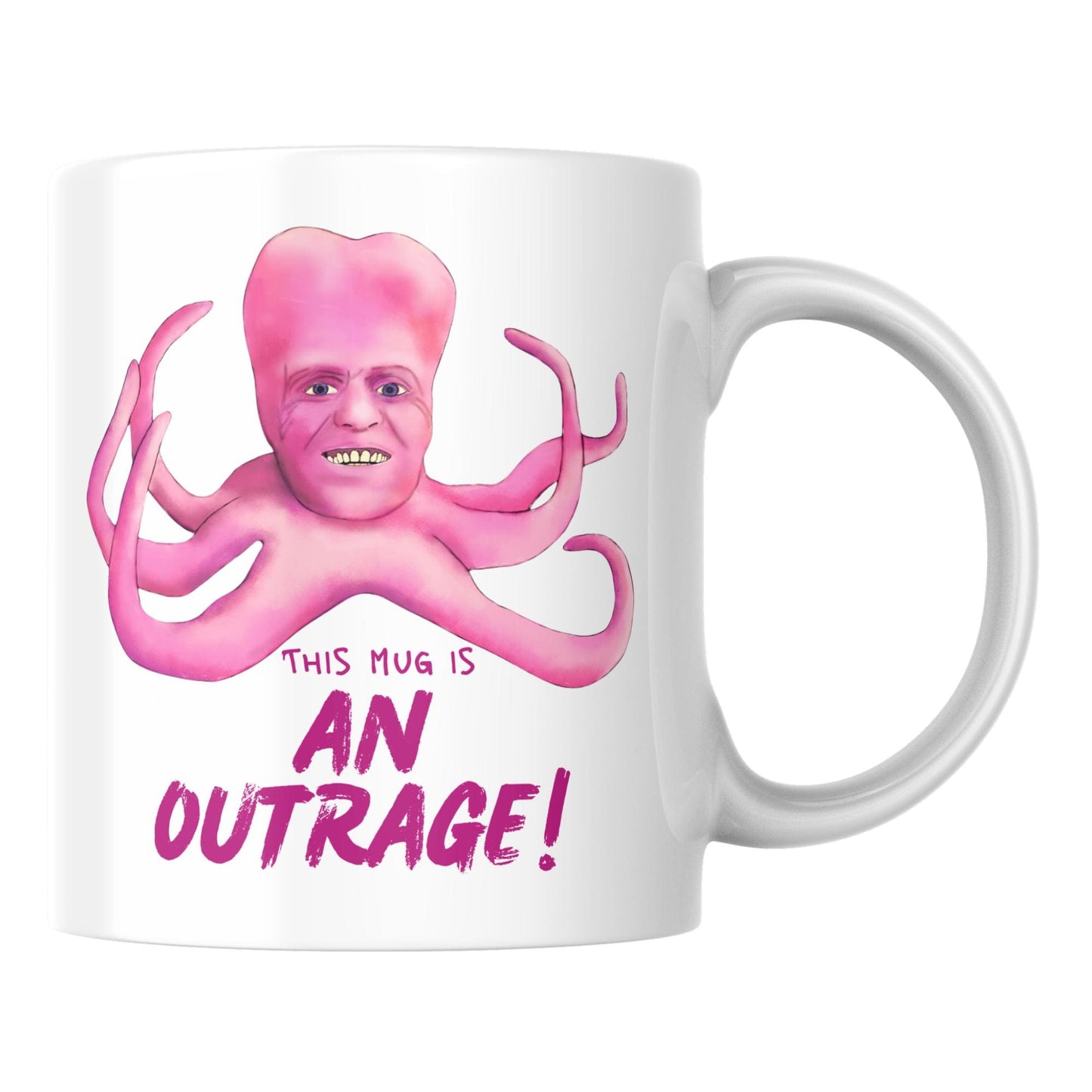 The Mighty Boosh Mug, Tony Harrison Outrage, Noel Fielding, Surreal TV, Birthday Gift For Boosh Fan - Multi Colour Options