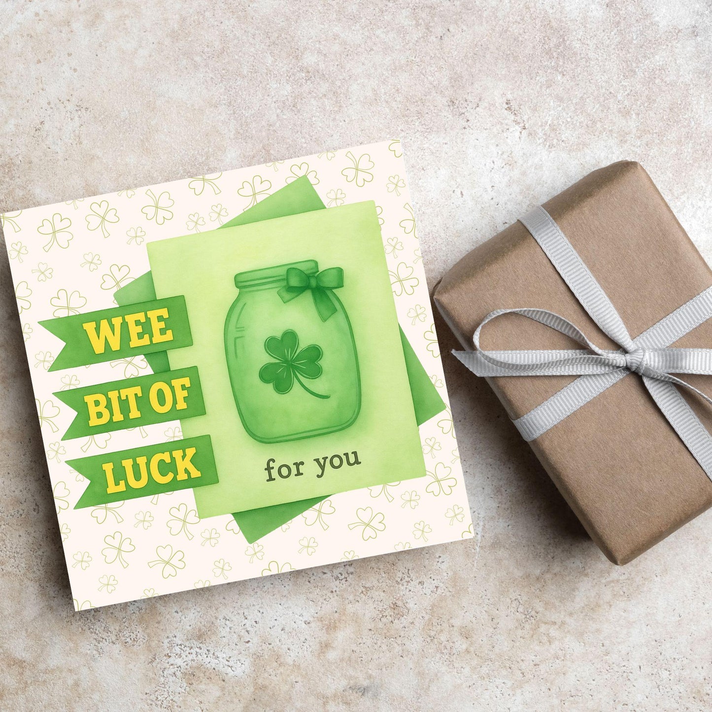 Good Luck Card, Exam Card, Lucky Clover Card, Driving Test, Travelling Card, New Job Card, Emigrating Card, Leaving Card