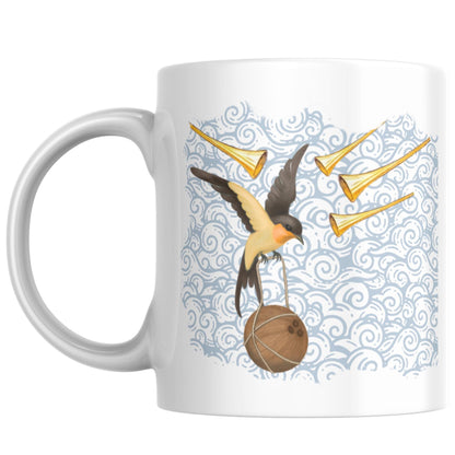 Python Mug, Fully Laden Swallow, Birthday Gift for Comedy Fans, High Quality Print Mug - Multi Colour Options