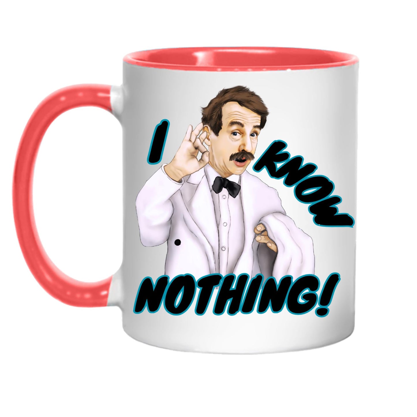 Manuel Mug, Funny Gift, I Know Nothing, British Comedy Mug - Multi Colour Options