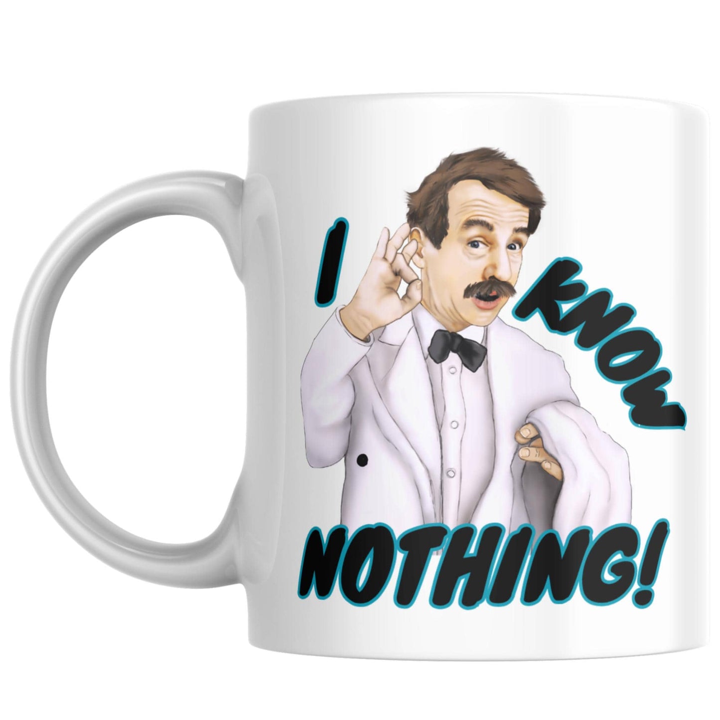 Manuel Mug, Funny Gift, I Know Nothing, British Comedy Mug - Multi Colour Options
