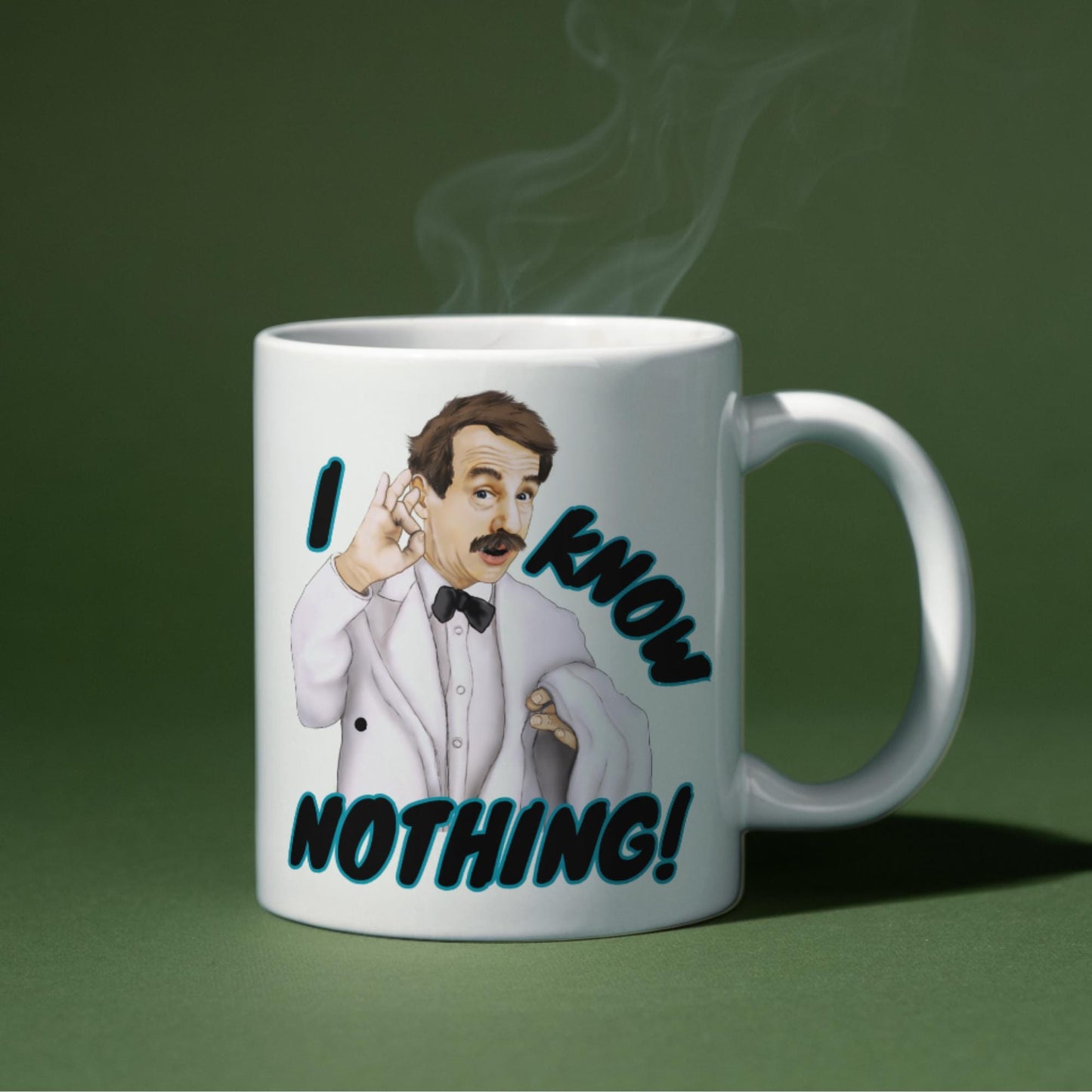 Manuel Mug, Funny Gift, I Know Nothing, British Comedy Mug - Multi Colour Options