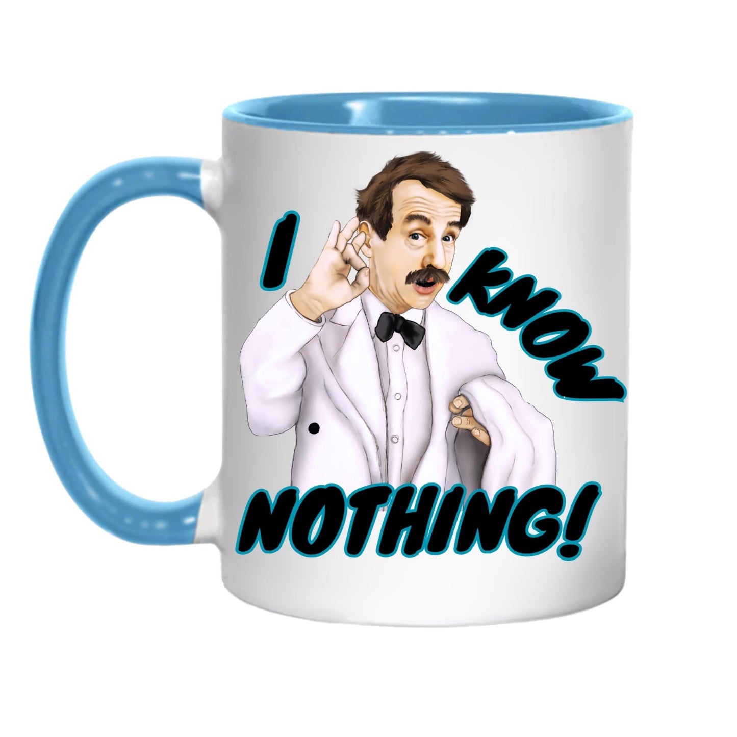 Manuel Mug, Funny Gift, I Know Nothing, British Comedy Mug - Multi Colour Options