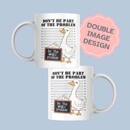 Silly Goose Mug, Funny Coffee Cup, Bird Gift - Multi Colour Options