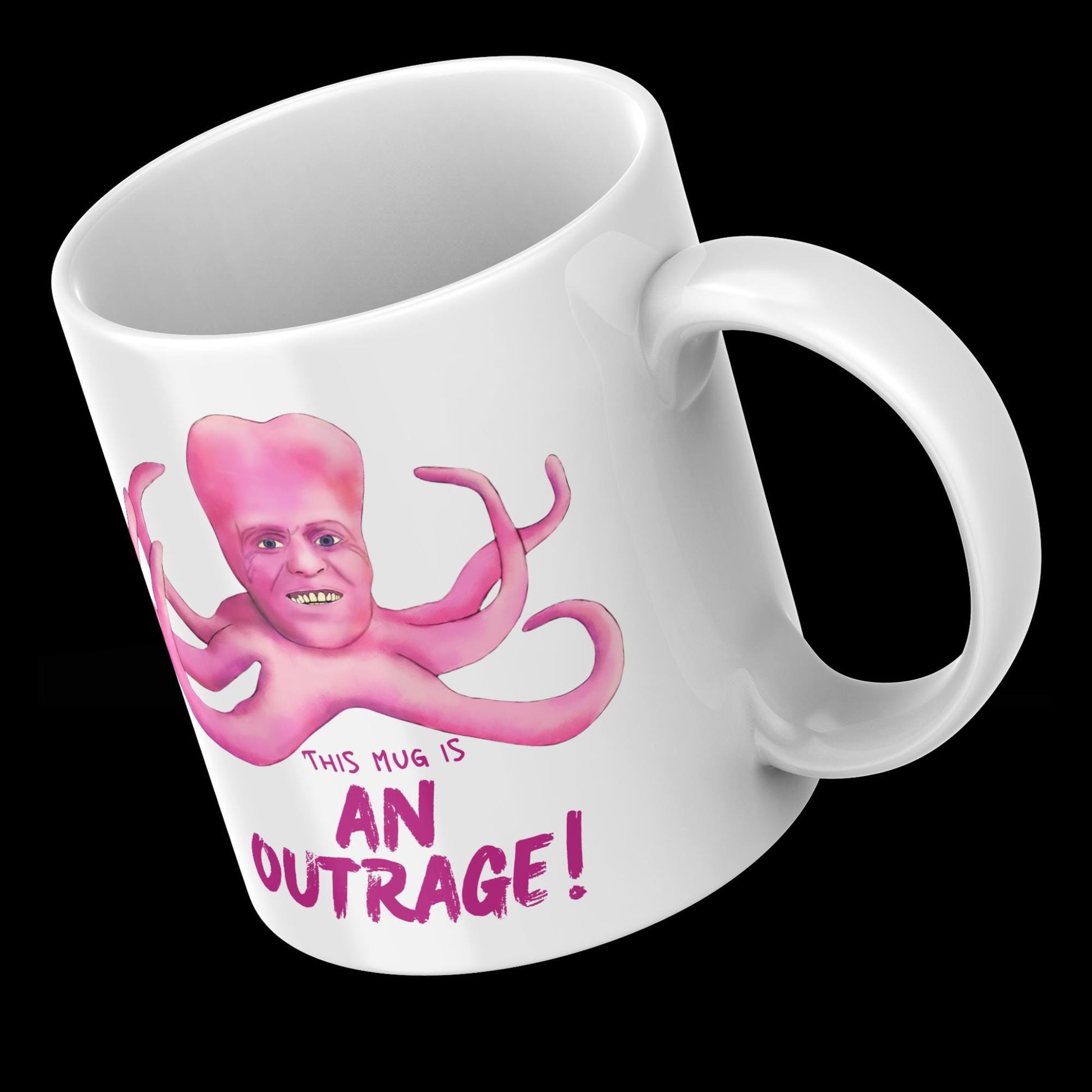 The Mighty Boosh Mug, Tony Harrison Outrage, Noel Fielding, Surreal TV, Birthday Gift For Boosh Fan - Multi Colour Options