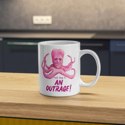 The Mighty Boosh Mug, Tony Harrison Outrage, Noel Fielding, Surreal TV, Birthday Gift For Boosh Fan - Multi Colour Options