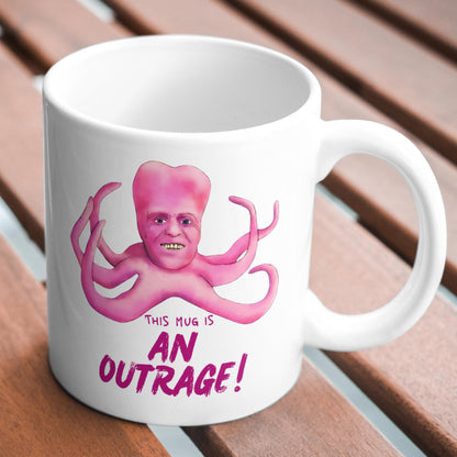 The Mighty Boosh Mug, Tony Harrison Outrage, Noel Fielding, Surreal TV, Birthday Gift For Boosh Fan - Multi Colour Options