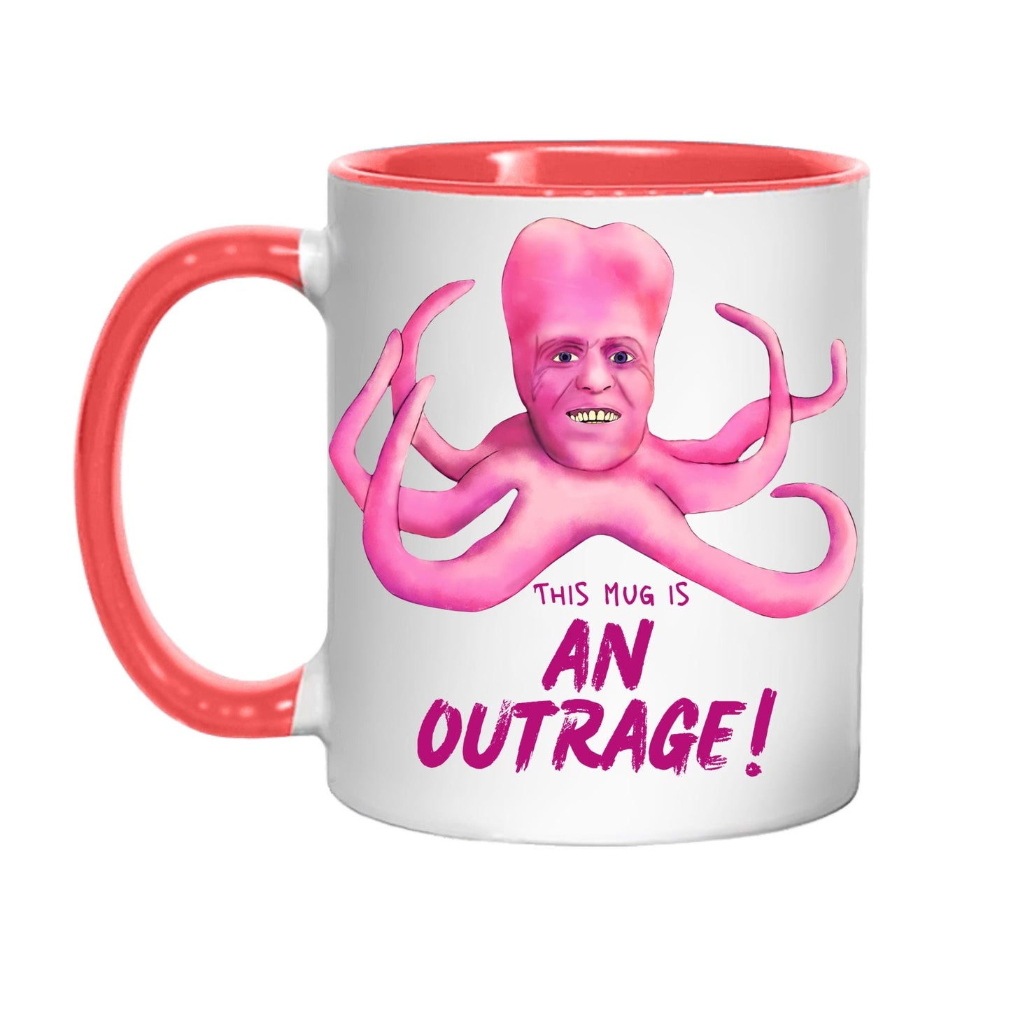 The Mighty Boosh Mug, Tony Harrison Outrage, Noel Fielding, Surreal TV, Birthday Gift For Boosh Fan - Multi Colour Options