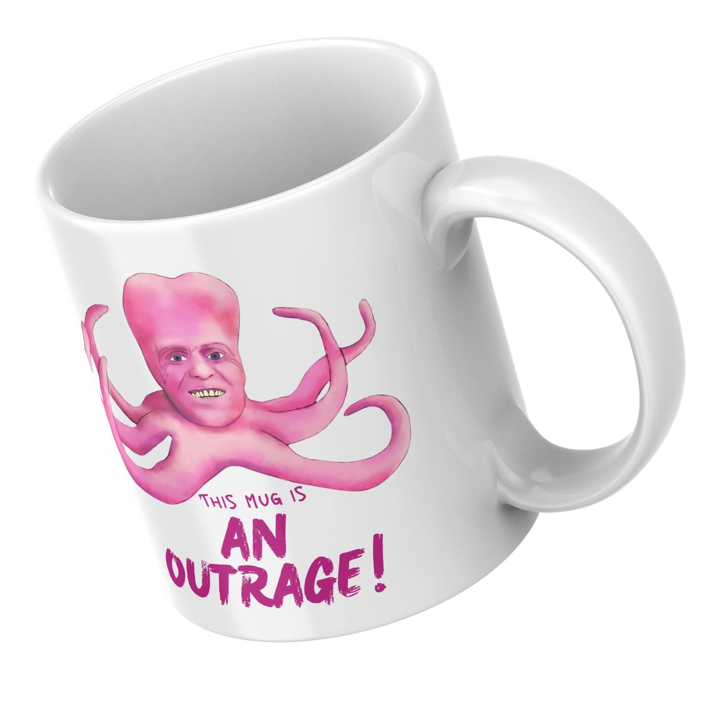 The Mighty Boosh Mug, Tony Harrison Outrage, Noel Fielding, Surreal TV, Birthday Gift For Boosh Fan - Multi Colour Options