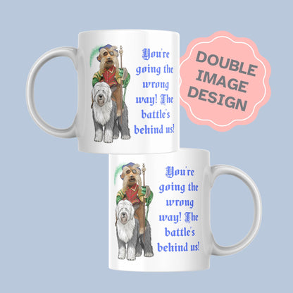 Labyrinth Sir Didymus Mug, Tea Cup, 80's Classic, Fantasy Movie, Cult Film Gift - Multi Colour Options