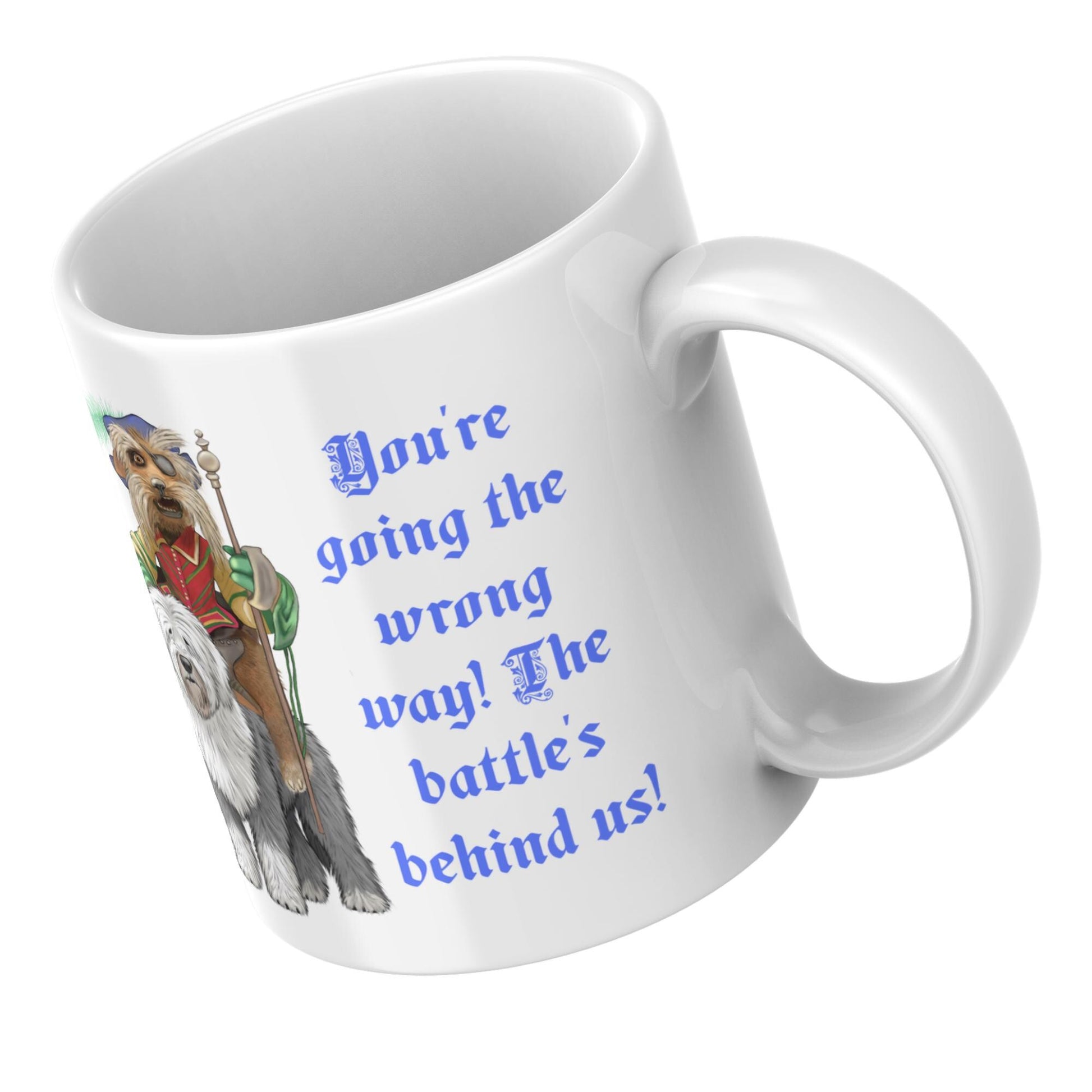 Labyrinth Sir Didymus Mug, Tea Cup, 80's Classic, Fantasy Movie, Cult Film Gift - Multi Colour Options