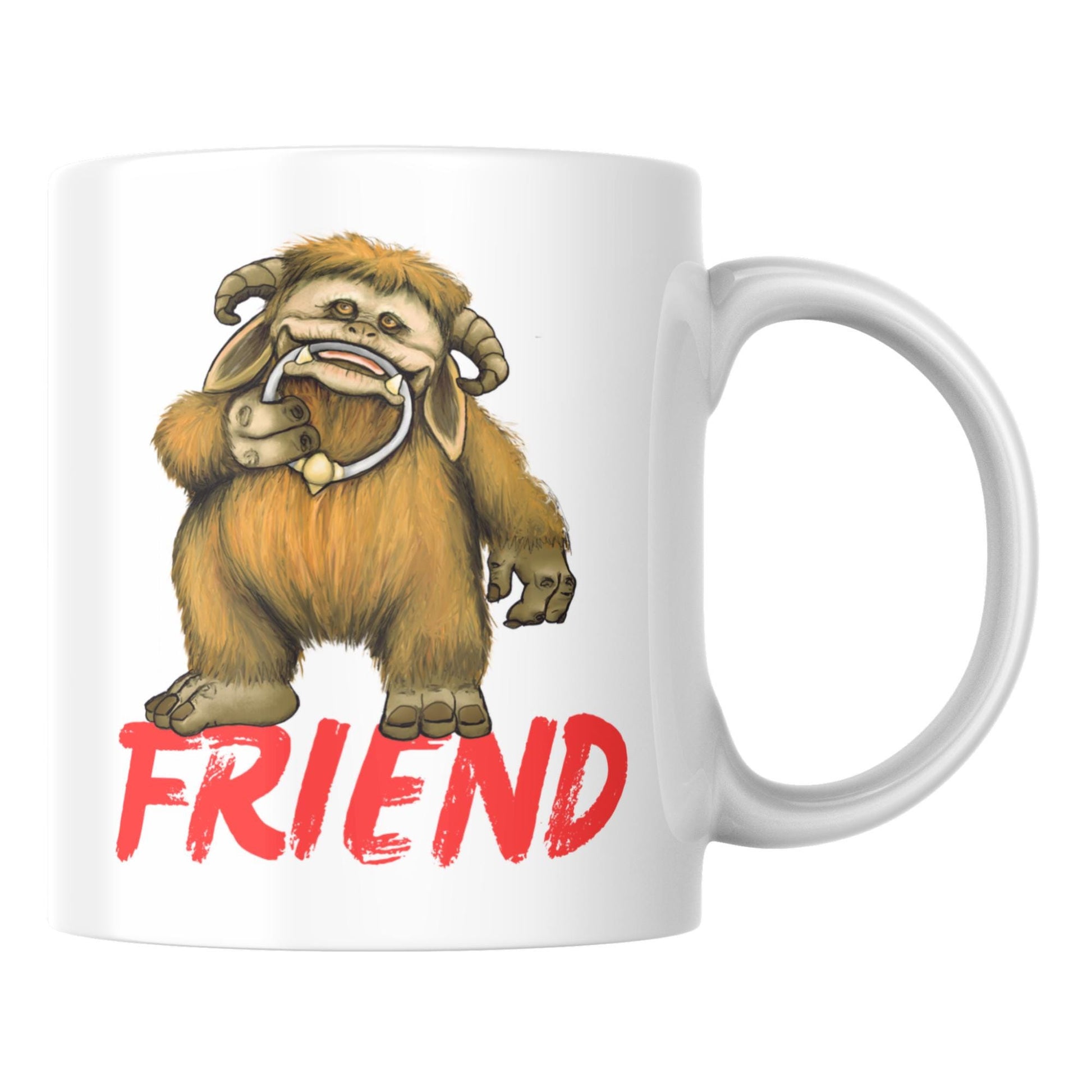 Labyrinth Ludo Mug, Tea Cup, 80's Classic, Fantasy Movie, Cult Film Gift - Multi Colour Options