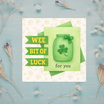 Good Luck Card, Exam Card, Lucky Clover Card, Driving Test, Travelling Card, New Job Card, Emigrating Card, Leaving Card
