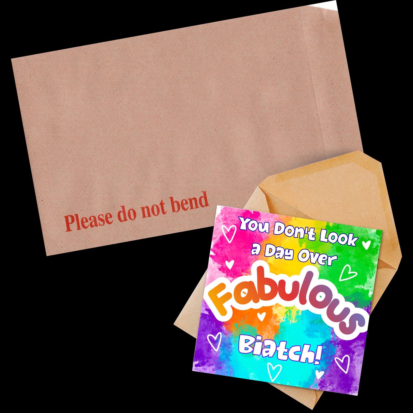 LGBTQ+ Gay Birthday Card, Pride Card, Gay Birthday, Rainbow Drag Queen, Gay, Slay, Rainbow Card