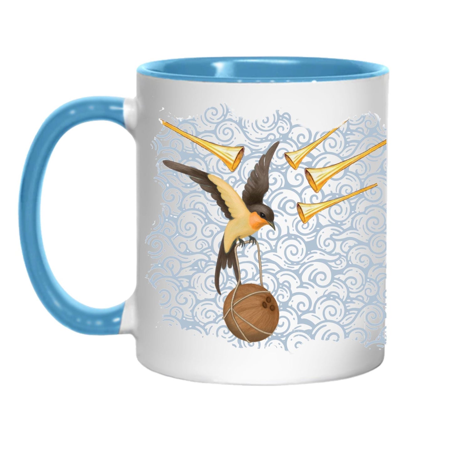 Python Mug, Fully Laden Swallow, Birthday Gift for Comedy Fans, High Quality Print Mug - Multi Colour Options