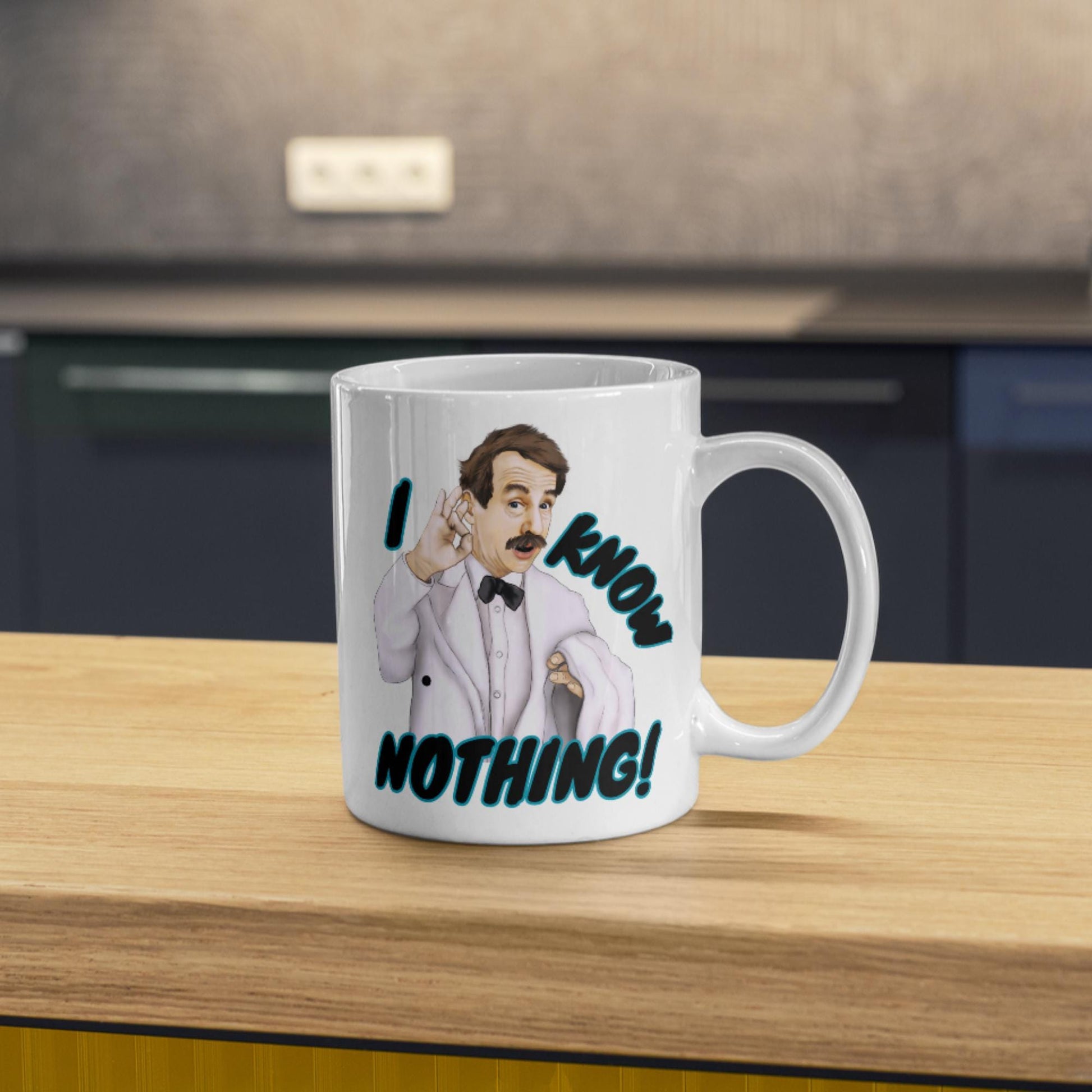 Manuel Mug, Funny Gift, I Know Nothing, British Comedy Mug - Multi Colour Options
