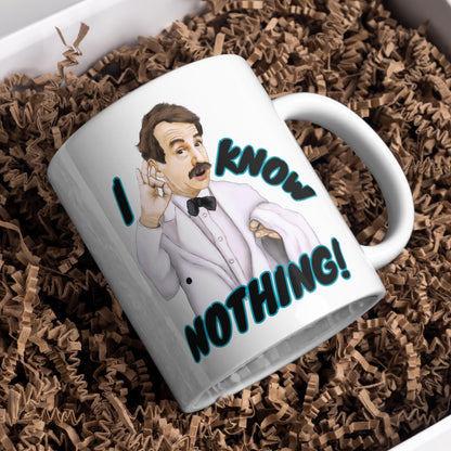 Manuel Mug, Funny Gift, I Know Nothing, British Comedy Mug - Multi Colour Options