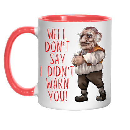 Labyrinth Hoggle Mug, Tea Cup, 80's Classic, Fantasy Movie, Cult Film Gift - Multi Colour Options